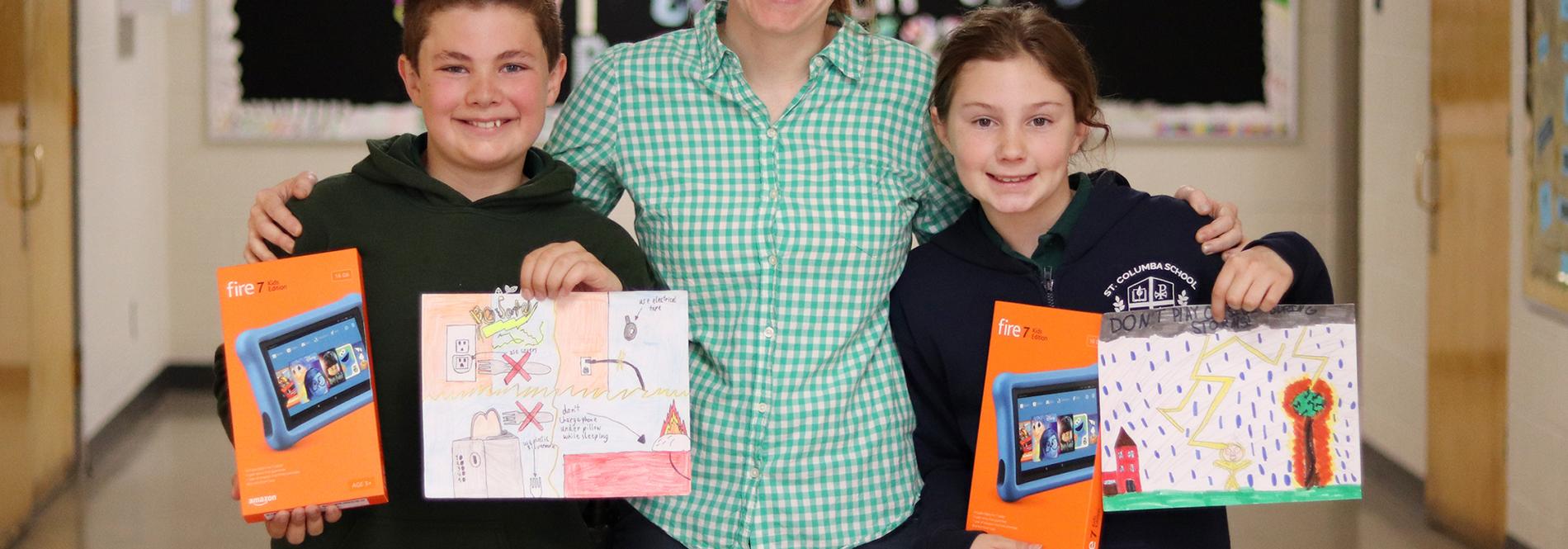 Local fifth-grade students win LPEA safety poster contest